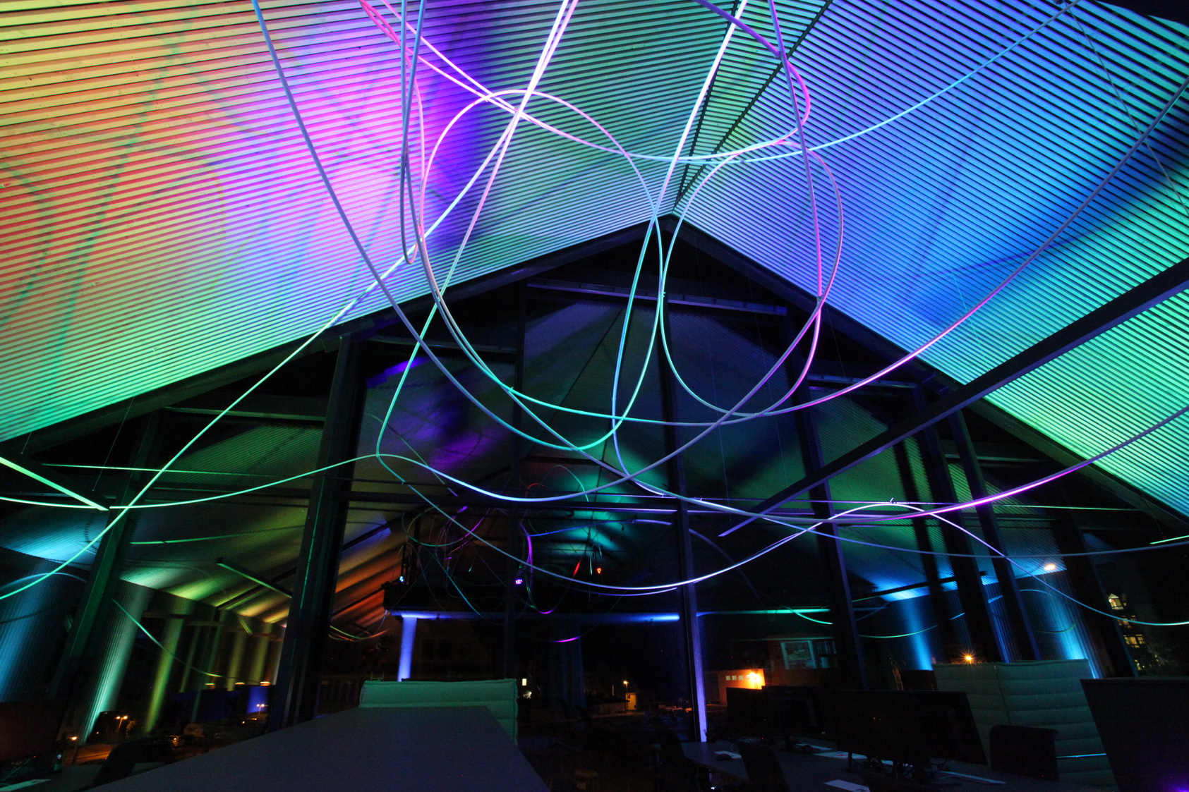Lichtinstallation für W:architekten in Freudenstadt – Kunst-Raum-Natur
