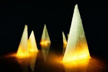 Landart Eisskulpturen